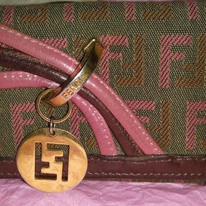 Authentic Fendi key case wallet